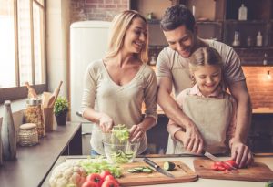 family cooking